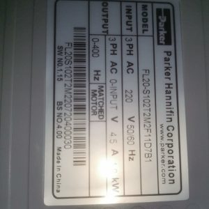 派克伺服驅(qū)動(dòng)器 FL20-S102T2M2F11D7B1